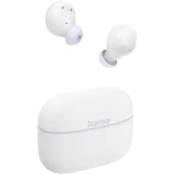 Hama Freedom Buddy II TWS-Kopfhörer, Sprachsteuerung, wht