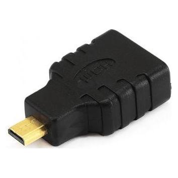 Logo Video Adapter, Micro-HDMI-Stecker - HDMI-Buchse, schwarz, goldene Konnektore (HDMI) (56527876)
