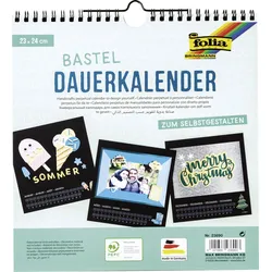 folia Kalender zum Selbstgestalten 23,0 x 24,0 cm schwarz