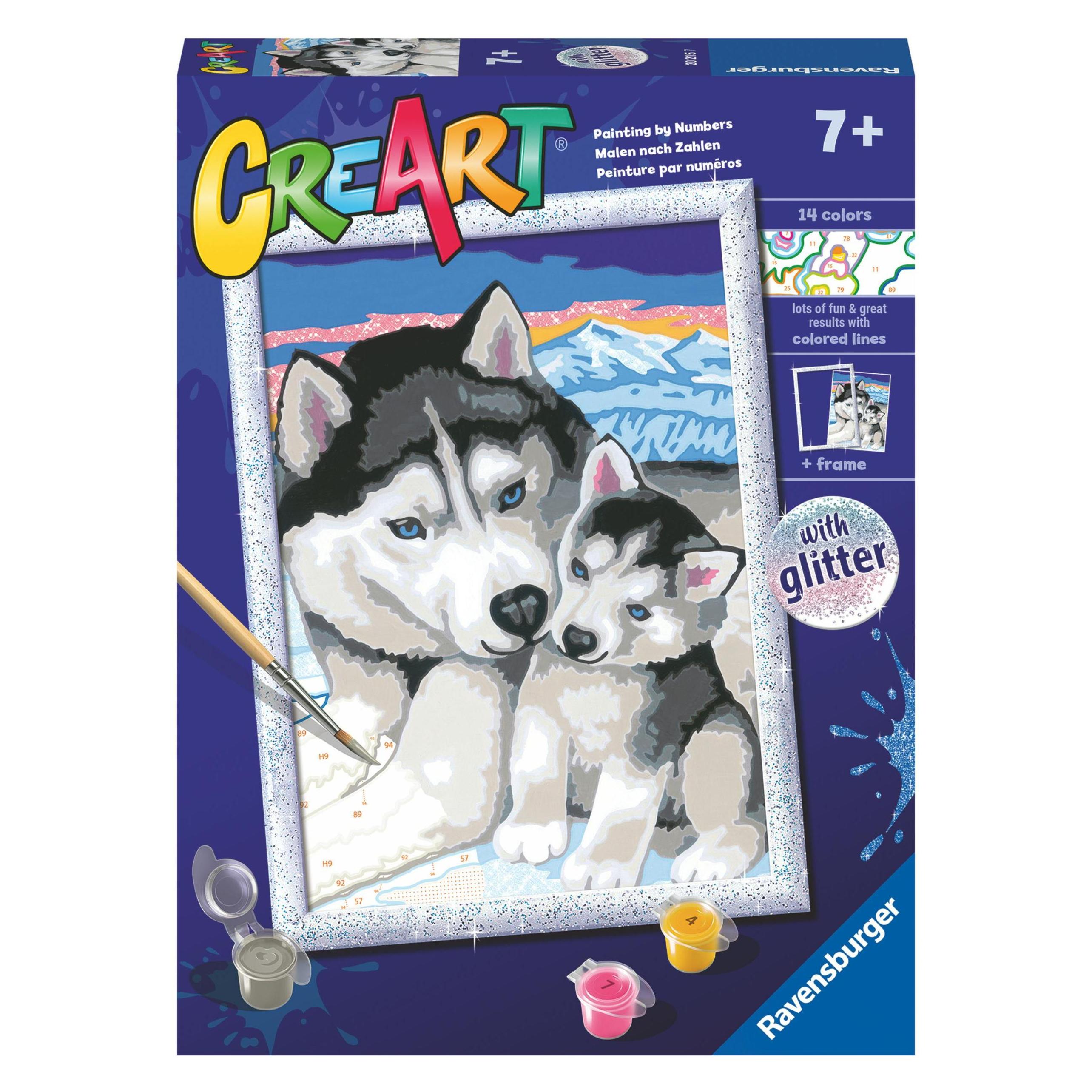 Ravensburger CreArt Cute Huskies (20215)
