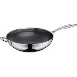 Kela Wok Flavoria Wabenstruktur, Pfanne + Kochtopf, Silber