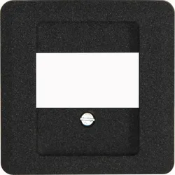 Kopp 358115007 HK02 - TAE-Abdeckung für TAE-Telefon und USBAnschlussdose, für 1-3 Anschlüsse, Farbe: anthrazit