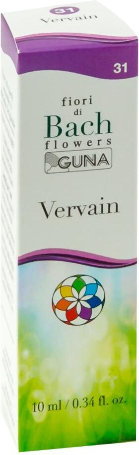 GUNA SpA Fiori di Bach Flowers 31 Vervain 10ml - Passione / Moderazione - Rimedio Fiori di Bach, 10ml