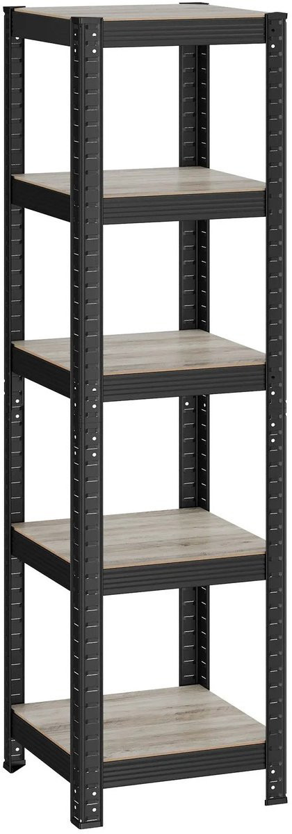 Songmics Staand Opbergrek met Verstelbare Planken voor Keuken, Badkamer of Thuiswerkplek
