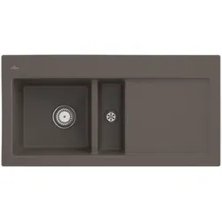 Villeroy und Boch Subway 60 Einbauspüle 677000TR Spülbecken links, 1000 x 510 mm, timber CeramicPlus