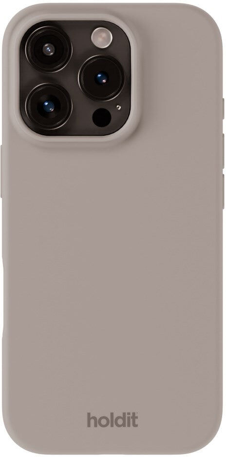 Holdit iPhone 16 Pro Soft Touch Silikone Cover - Taupe