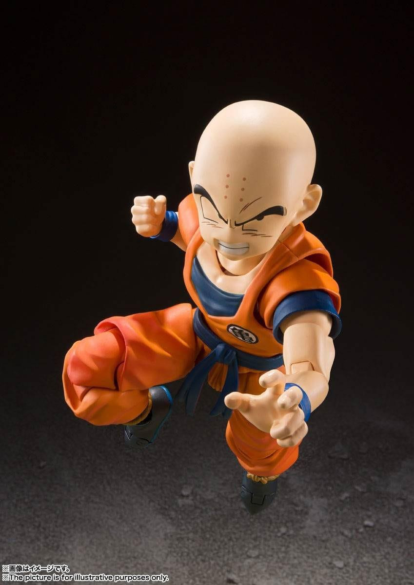 Bandai Tamashii Nations S.H. Figuarts Krillin Dragon Ball Z actiefiguur, 12 cm