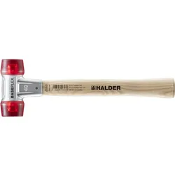 HALDER BASEPLEX Schonhammer Ø 40 mm Celluloseacetat mit Zindruckgussgehäuse