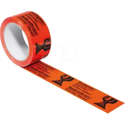 SUPRA PP BRUCH - Warnklebeband Bruchgefahr, PP, 66m x 50 mm