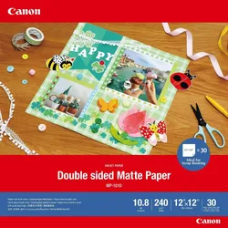 Canon Original MP-101D doppelseitiges mattes Papier (30 x 30 cm) 240 g/m2 - 30 Blatt