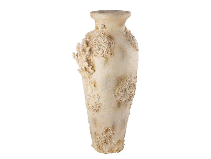 Vase à poser au sol Seychelles Amphora 39 x 81 x 33cm Beige