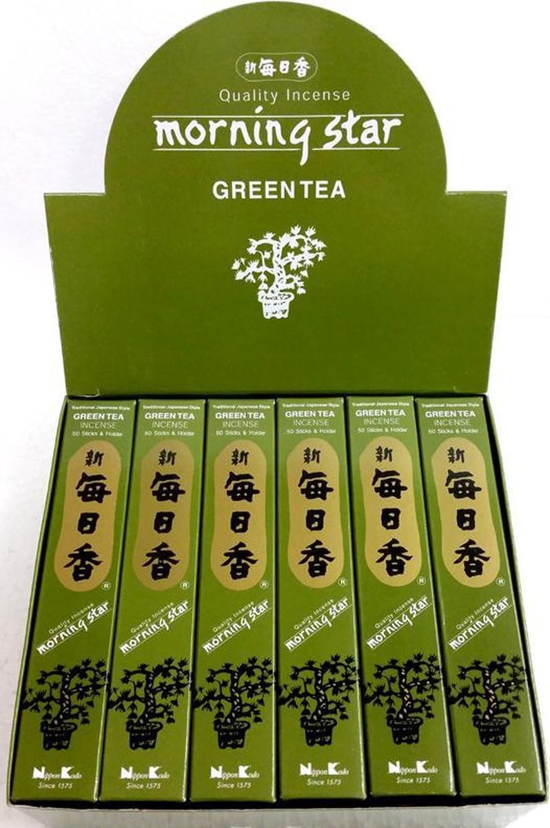 Nippon Kodo Morning Star Japanse wierook Groene Thee 12-pack