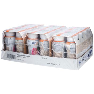 Resource 2.0+fibre Erdbeere 6x4x200 ml Flüssigkeit