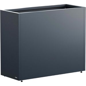 Herstera Pflanzkasten Cube Divider L anthrazit, 100 x 40 x 80 cm, Stahl