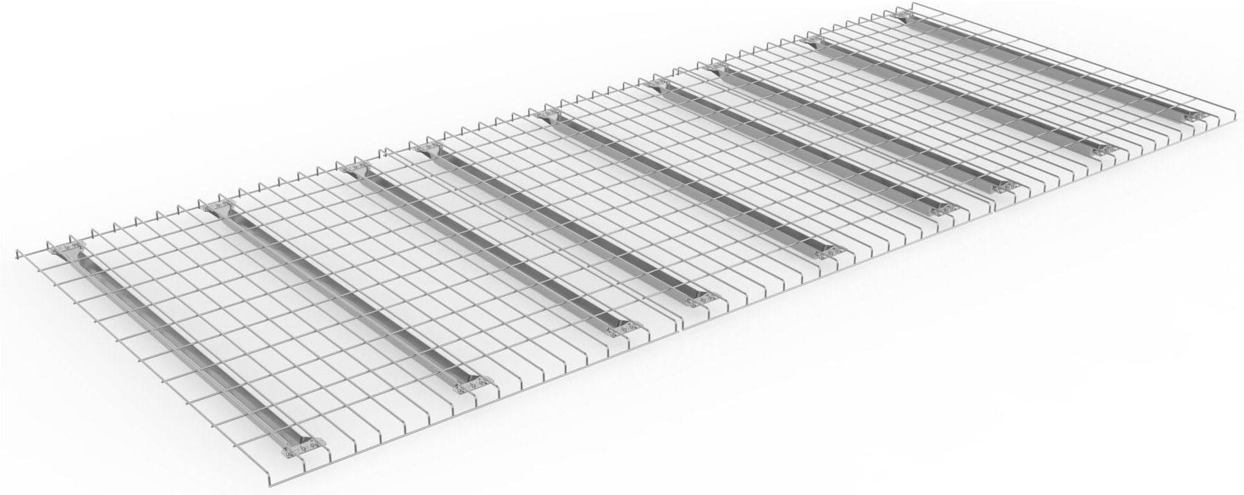 META MULTIPAL Drahtgitterboden 2700x1100 mm (BxT) für Palettenregale, Fachlast 1500 Kg, verzinkt (9900007019)