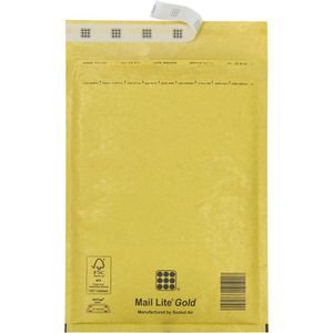 Sealed-Air Luftpolstertaschen Mail Lite für DIN C5, 220 x 260mm, Typ E, haftklebend, braun, 1 Stück