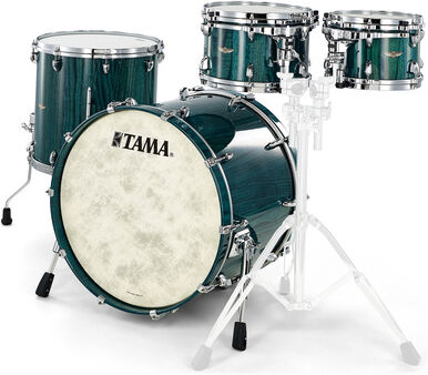 Tama STAR Drum Walnut Stand. LIC Light Indigo Japanese Chestnut