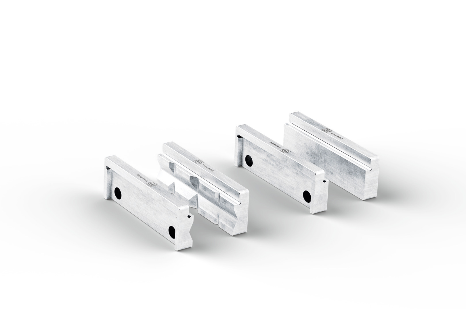 FEIN Schutzbackenpaar Set (P) Prisma und (B) Blank 110 mm Aluminium (FEIN VersaMAG) 90701010010