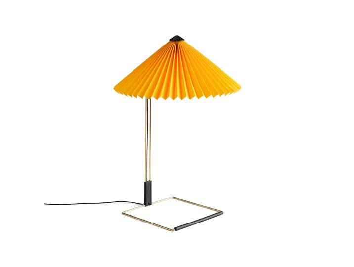 HAY Lampe de table Matin table Ø38 cm Yellow shade