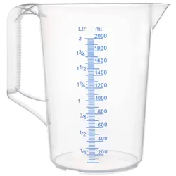 Messbecher, PP - Skalierung bis 2000ml