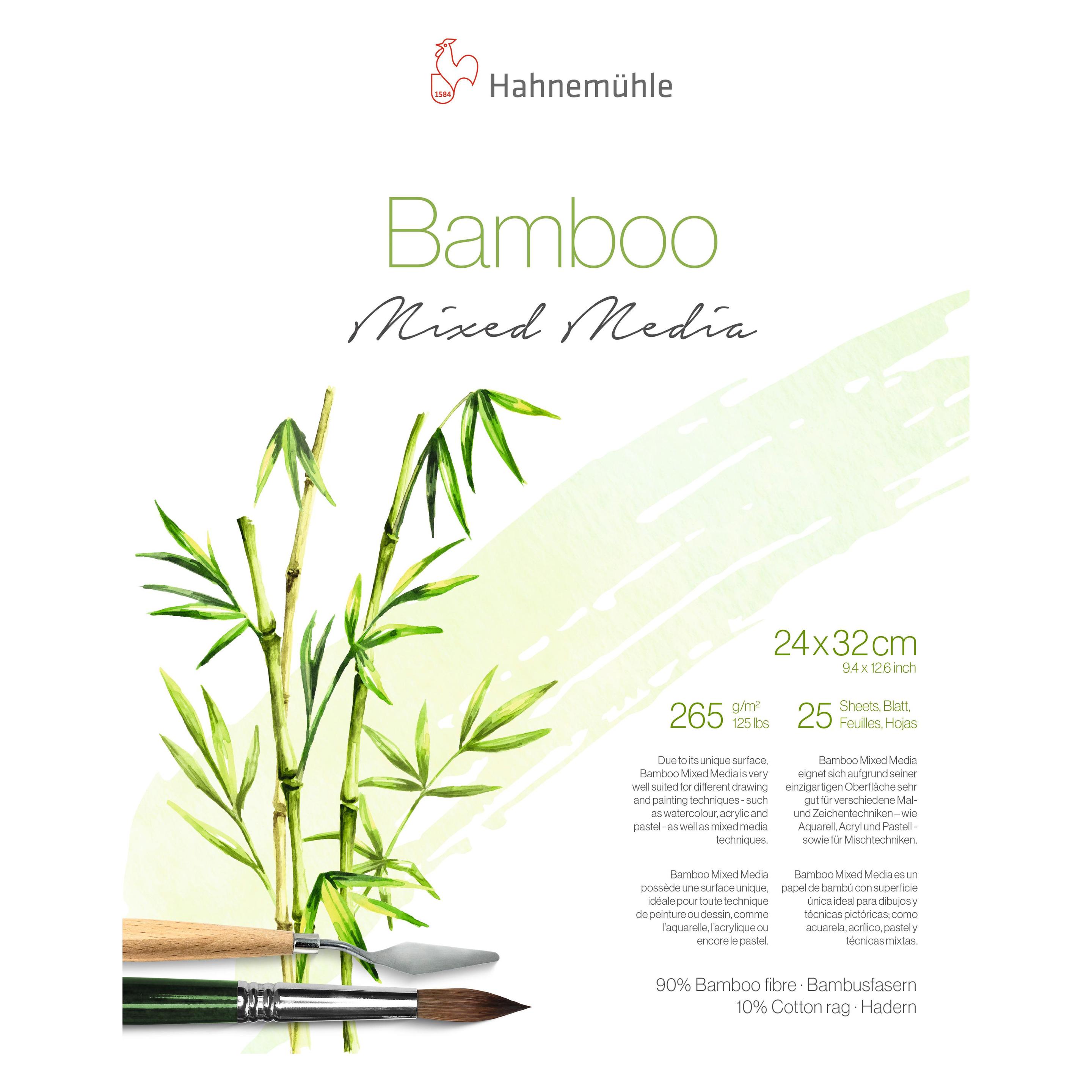 Hahnemühle Aquarellblock Bamboo (24 x 32 cm, Blanko, Kein Einband) (10628540)