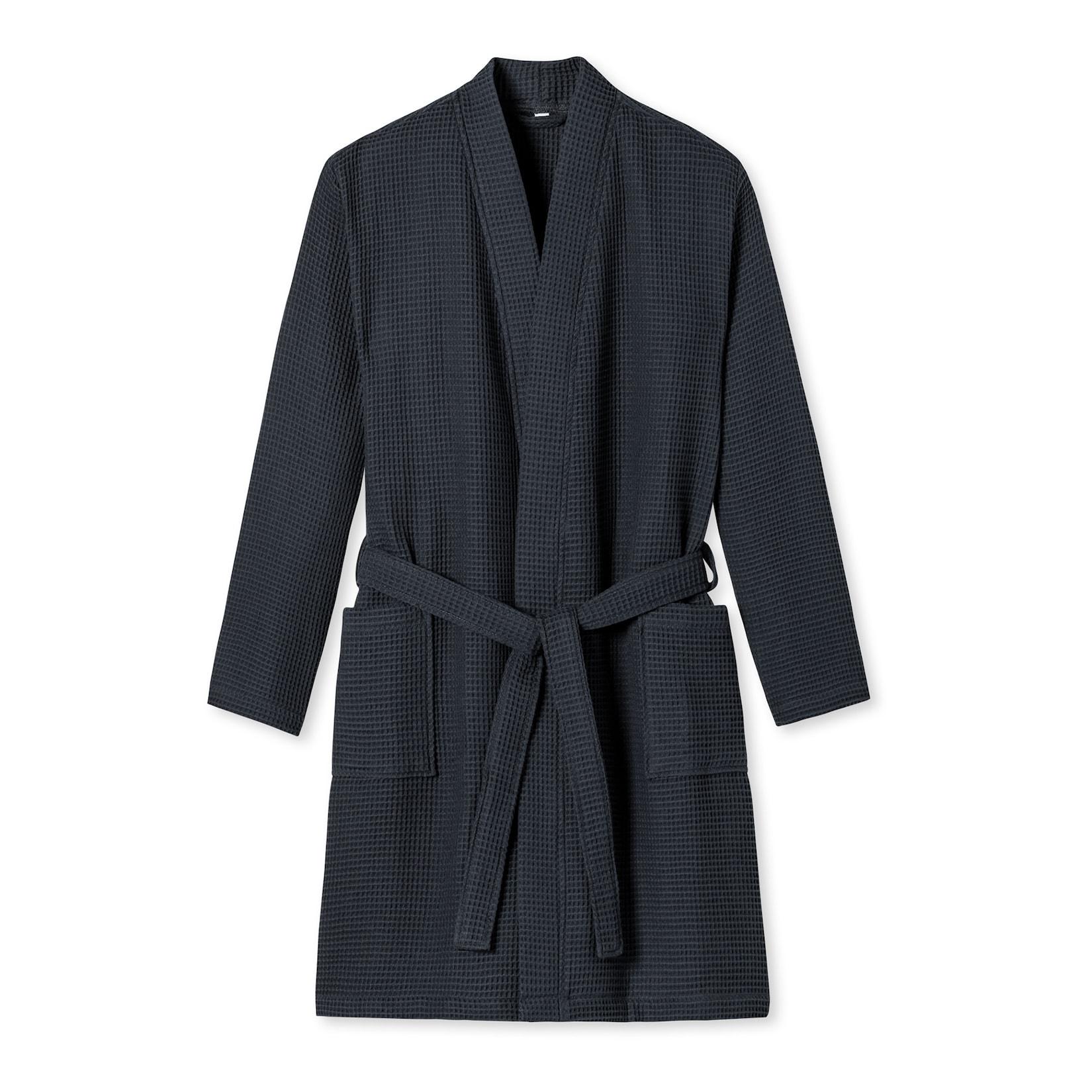Schiesser Herren Bademantel Elegant Kimono 1er Pack