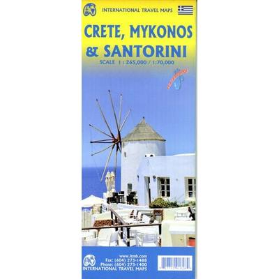 Crete / Mykonos, Karte von , International Travel Maps, 978-1-77129-182-8