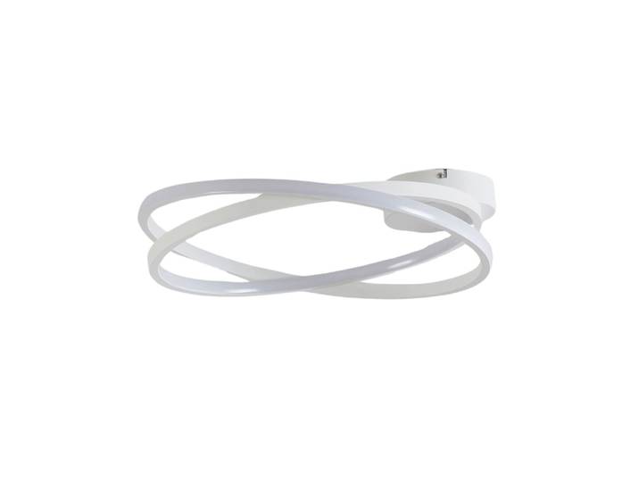 Plafonnier en aluminium, fer et pvc blanc 50.8 cm