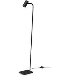 Ideal Lux LED Stehleuchte GINGER PT1, 1-flammig, 1xGU10, 28W, 3000K, 540lm, IP20, schwarz IDEA-326658