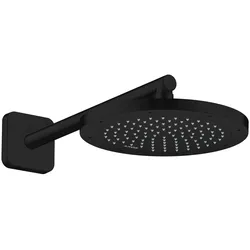 hansgrohe AXOR ShowerSolutions Duschkopf 245, 1 Strahlart, wassersparend, 35381670, Farbe: Mattschwarz