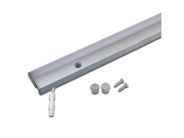 Hera LED-Unterbaulampe ModuLite F, aluminium, 45 cm, 3.000 K, Alu F, alu / grau / zink, für Küche, Aluminium, Modern