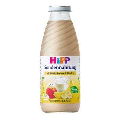 Hipp Sondennahrung Milch Banane & Pfirsich KS.Fl. 12x500 ml Flaschen