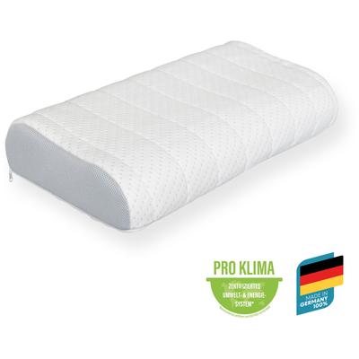 Nackenstützkissen BECO "Vario Med", weiß, B:33cm H:11,5cm L:63cm, Bezug: 100% Polyester. Füllung: 100% Polyurethan, Kopfkissen, Kern aus Gelschaum & Gesundheitsprodukt nach ZPmed