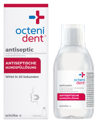 SCHÜLKE & MAYR GmbH OCTENIDENT antiseptic 1 mg/ml Lsg.z.Anw.i.d.Mundhö 250 ml 17850458