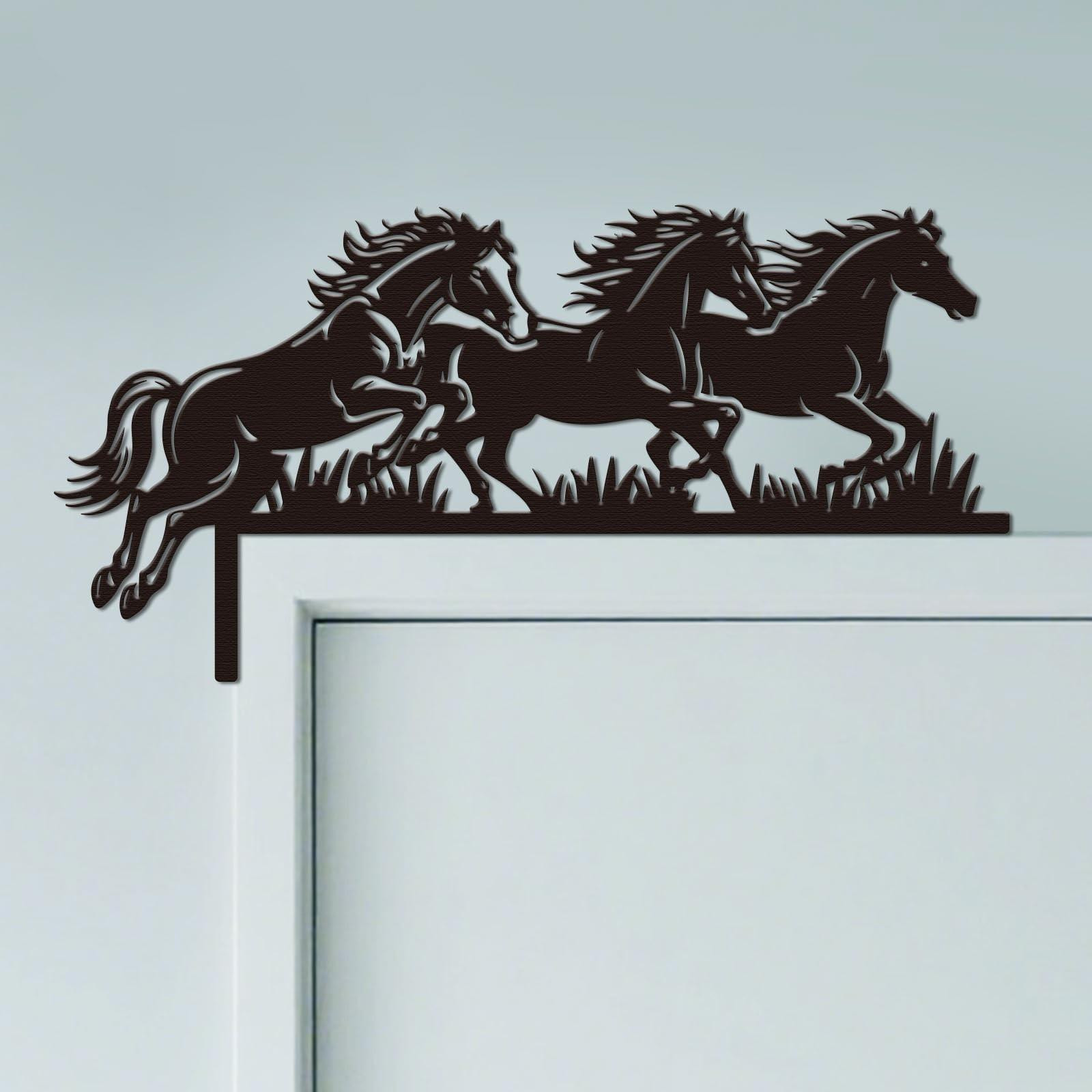 Creatieve metalen deurlijst decoratie voor in huis