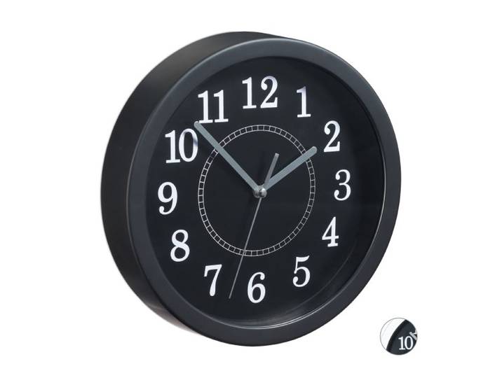 Relaxdays Wanduhr rund 20cm