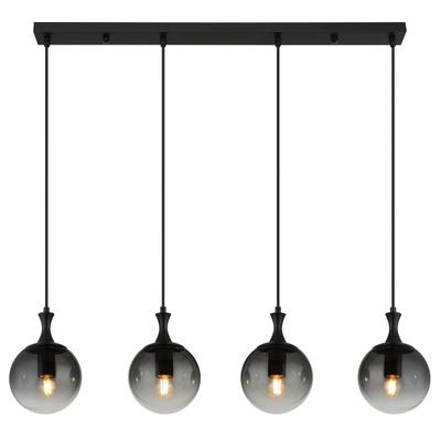 GLOBO LIGHTING Hängeleuchte "DALTON", schwarz, 1 Stk., Leuchten, Hängelampe/Pendelleuchte/Esszimmer/Wohnzimmer/Esstisch, Hängeleuchte