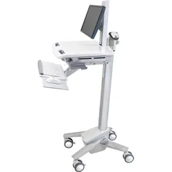 Ergotron Cart with LCD Pivot, SV40 - Wagen - für Notebook / PC-Ausrüstung - Kunststoff, A, Notebookwagen, Weiss