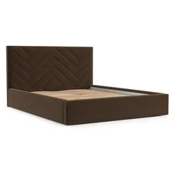 POLSTERBETT Arco 140/200 cm Braun im Inari Stoff