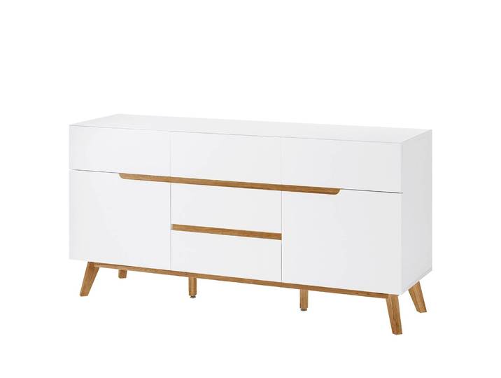Enfilade II 145 x 76 x 40cm Blanc/Blanc