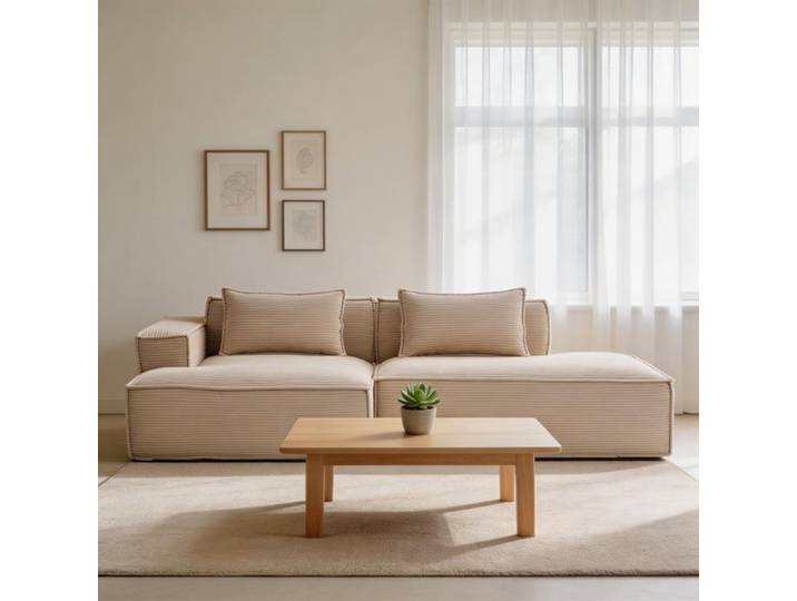 Canapés - W3750P453119 - 2 places 235 cm - Kaki - Polyester rembourré anti-tâche