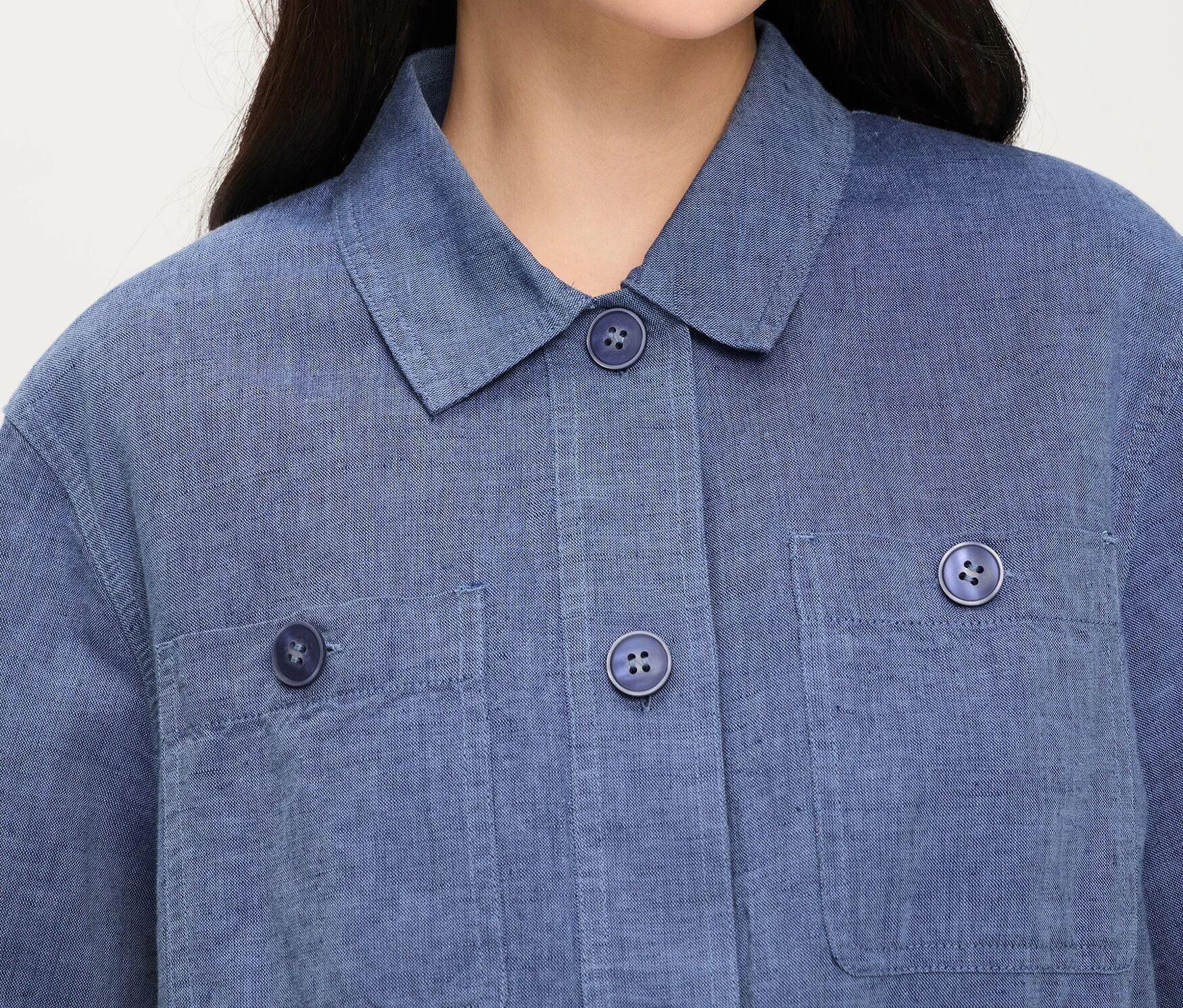 Tchibo - Olsen Jacke - Damen - Gr. 38 - dunkelblau