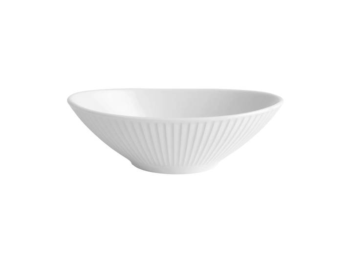 Pillivuyt Bol oval Plissé Blanc