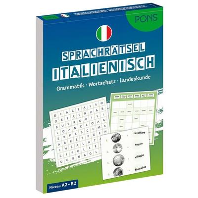 PONS Sprachrätsel Italienisch, Taschenbuch von , PONS Langenscheidt GmbH, 978-3-12-566106-6