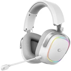 Rampage RETSU BT 2.4G RGB białe (50 h, Kabelgebunden, Kabellos), Kopfhörer, Weiss