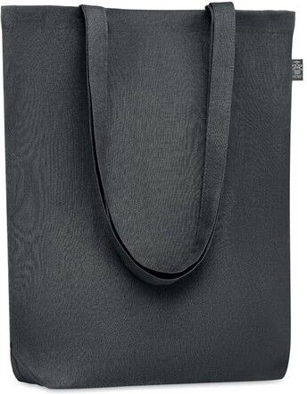 Sac shopping personnalisable en chanvre NAIMA TOTE chanvre noir