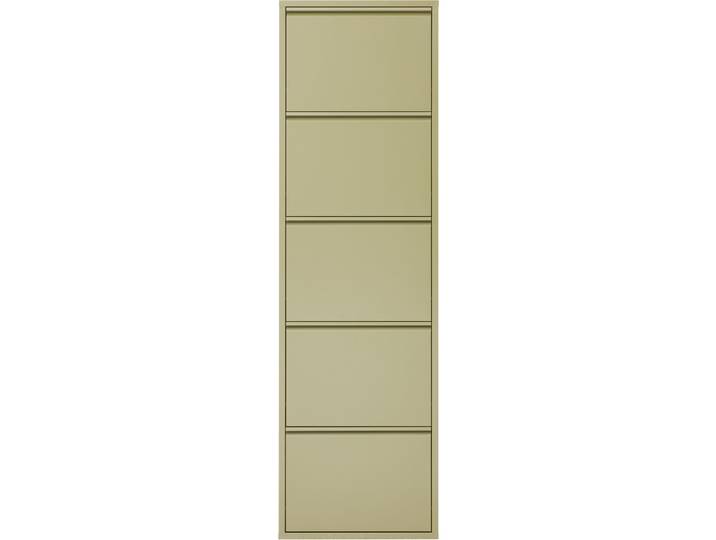 Schuhschrank Vinci grün Metall B 51 H 169 cm
