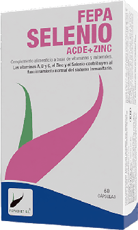 Fepadiet Selen Acde + Zink 200 Ug. 60 Kapseln