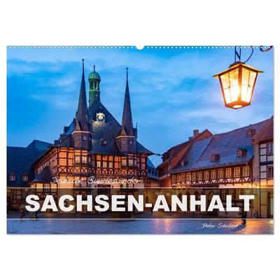Deutsche Bundesländer - Sachsen-Anhalt (Wandkalender 2026 DIN A2 quer), CALVENDO Monatskalender