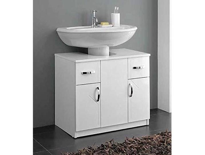 LIBEROSHOPPING.EU - Votre Maison dans Un Click Meuble Cache-Colonne 2 Portes 2 tiroirs Blanc Brillant